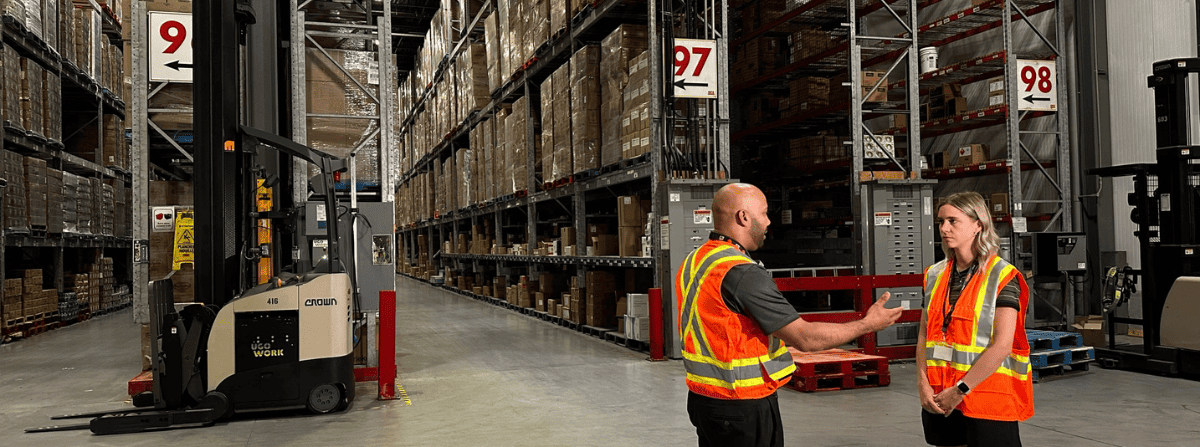 UgoWork lithium-ion forklift batteries at GFS Québec