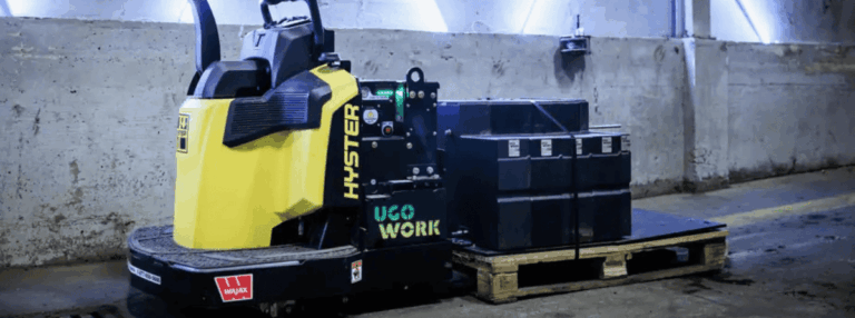 Chariot élévateur Hyster Yale avec une batterie UgoWork