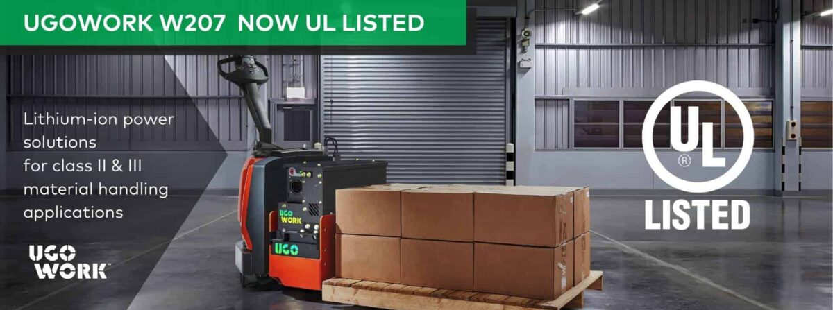 UgoWork W207 lithium-ion battery UL Listed