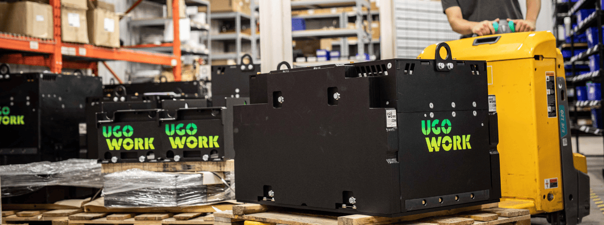 UgoWork lithium-ion batteries for industrial vehicles